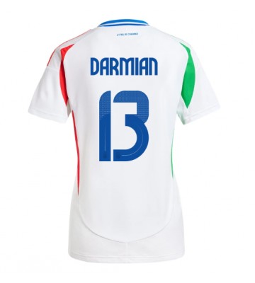 Italien Matteo Darmian #13 Replika Udebanetrøje Dame EM 2024 Kortærmet